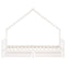 Kinderbedframe met lades 90x190 cm massief grenenhout wit