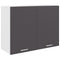 Hangkast 80x31x60 cm spaanplaat grijs