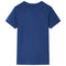 Kindershirt 140 donkerblauw