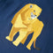 Kindershirt 140 donkerblauw