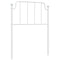 Hoofdbord 80 cm metaal wit