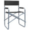 Regisseursstoelen 2 st staal zwart