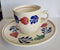 Boerenbont kop en schotel Expresso set van 4 stuks