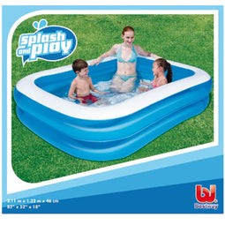 Bestway Zwembad rechthoekig 211x132x46 cm blauw