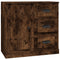 Dressoir 70x35,5x67,5 cm bewerkt hout gerookt eikenkleurig