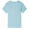 Kindershirt 140 lichtzeeblauw