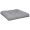 Palletkussen 80x80x12 cm stof grijs