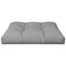 Palletkussen 80x80x12 cm stof grijs