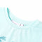 Kindershirt 92 lichtzeeblauw