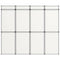 Promotiewand met 12 panelen inklapbaar 242x200 cm wit