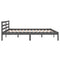 Slaapbank 160x200 cm massief grenenhout grijs