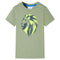Kindershirt 92 lichtkakikleurig