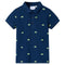 Kinderpoloshirt 92 marineblauw