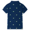 Kinderpoloshirt 92 marineblauw