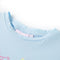 Kindershirt 116 zachtblauw