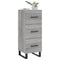 Dressoir 34,5x34x90 cm bewerkt hout grijs sonoma eikenkleurig