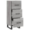 Dressoir 34,5x34x90 cm bewerkt hout grijs sonoma eikenkleurig