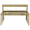 Picknicktafel 110x134x75 cm gempregneerd grenenhout