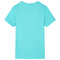 Kindershirt met korte mouwen 140 zeeblauw
