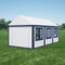 Ultimate Partytent PVC 3x6x2.2 meter in Antraciet-Wit