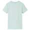 Kindershirt met strepen 116 lichtmint