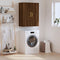 Wandkast 69,5x34x90 cm bruineikenkleurig