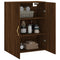 Wandkast 69,5x34x90 cm bruineikenkleurig