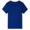 Kindershirt met korte mouwen 92 donkerblauw