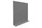 PVC Premium zijwand zonder raam 2m breed-200cm hoog–kies je kleur