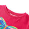 Kindershirt 128 felroze