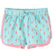 Kindershorts met trekkoord ijsjesprint 116 lichtmintkleurig