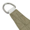Zonnescherm rechthoekig 6x8 m oxford stof beige