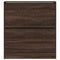 Schoenenkast 80x21x87,5 cm bewerkt hout bruineikenkleurig