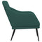 Fauteuil 63x76x80 cm stof donkergroen
