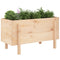 Plantenbak verhoogd 101x50x57 cm massief grenenhout