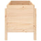 Plantenbak verhoogd 101x50x57 cm massief grenenhout