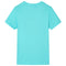 Kindershirt met korte mouwen 92 zeeblauw