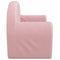 Kinderslaapbank 2-zits zacht pluche roze