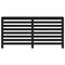 Radiatorombouw 169x19x84 cm massief grenenhout zwart