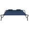 Loungebed stof blauw