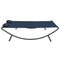 Loungebed stof blauw