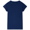 Kindershirt met hondenprint 128 marineblauw