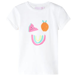 Kindershirt 140 ecru