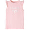 Kindershirt met ruches aan de mouwen 140 lichtroze