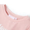 Kindershirt met ruches aan de mouwen 140 lichtroze