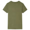 Kindershirt 92 kakikleurig