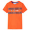 Kindershirt 128 donkeroranje