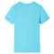 Kindershirt met korte mouwen 140 zeeblauw