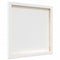 Canvasdoeken 12 st stof en massief grenenhout wit