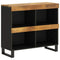 Bijzetkast 85x33x75 cm massief mangohout